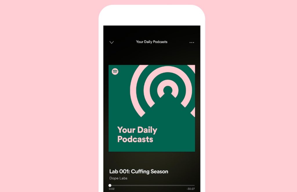 Spotify Your Daily Podcasts 1024x660
