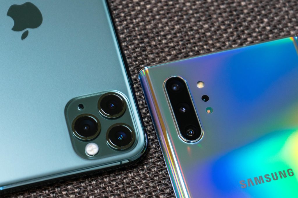 iPhone 11 Pro vs Galaxy Note 10 Arriere Appareils Photo