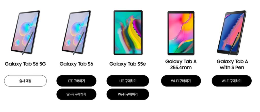 Fuite Galaxy Tab S6 5G 1024x440