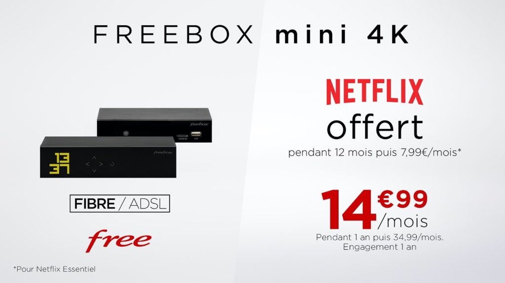 Promo Freebox Mini 4K Netflix Decembre 2019 1024x575