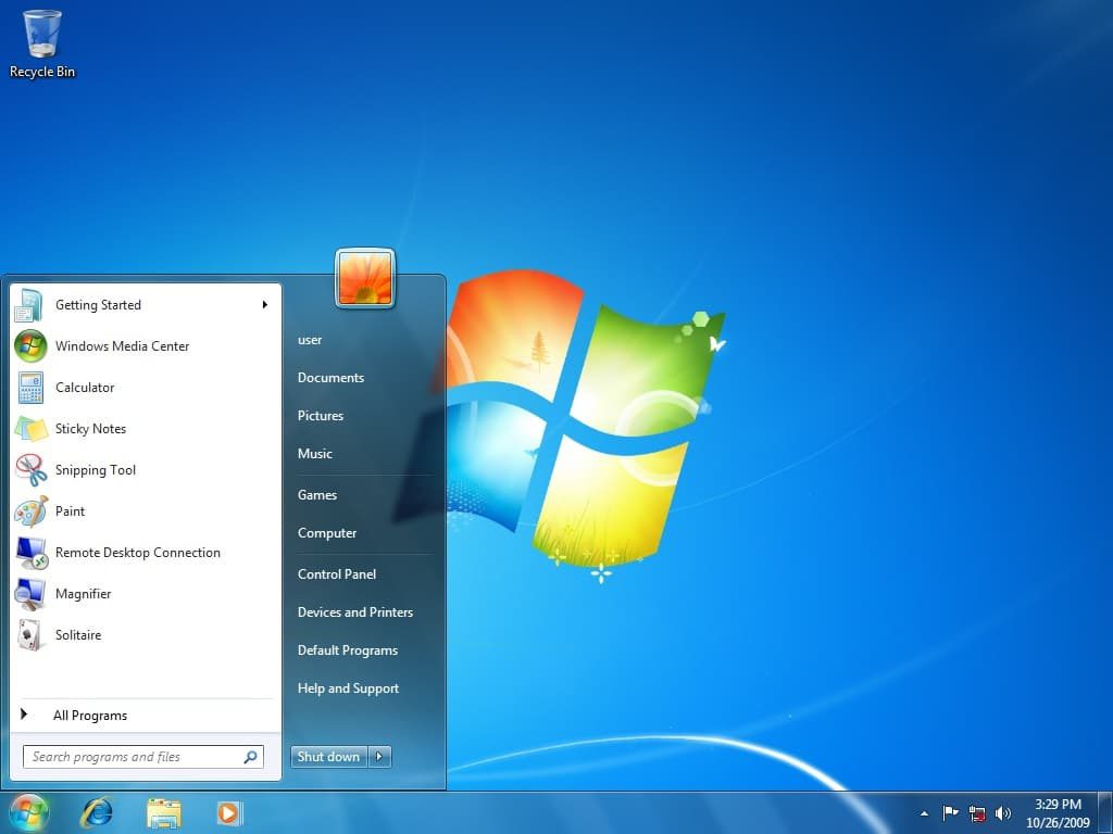 Windows 7 Bureau