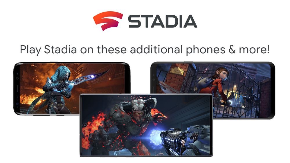 Stadia Smartphones Galaxy