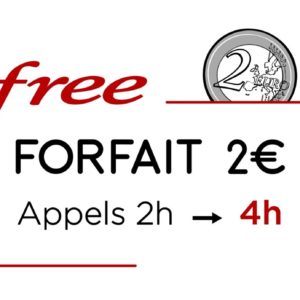 Free Mobile double le nombre d'heures incluses dans le forfait à 2¬