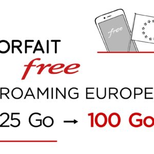 Free Mobile : le roaming en Europe passe à 100 Go