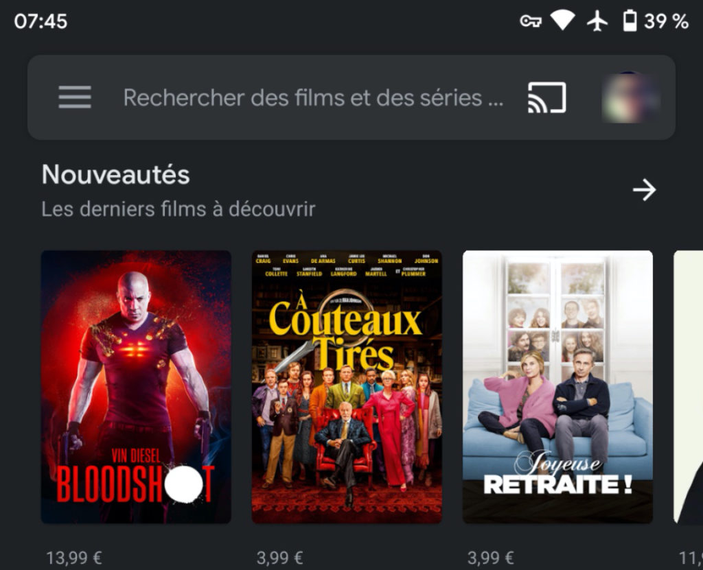 Google Play Films Application Android 1024x831
