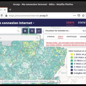 L'Arcep dévoile une cartographie détaillée du réseau internet fixe en France