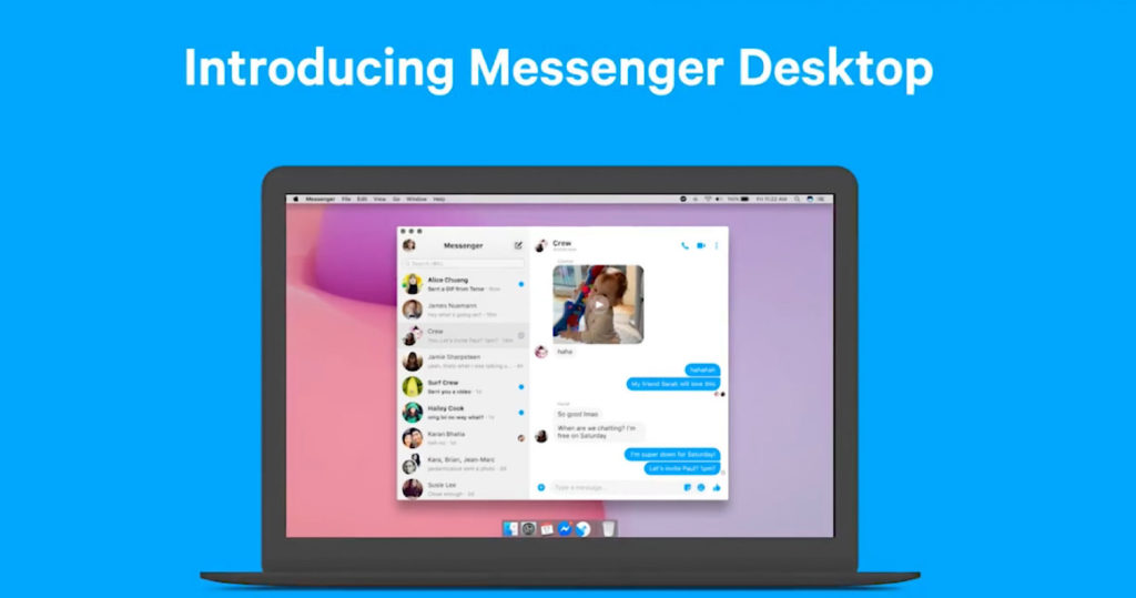 Facebook Messenger propose son app Windows et Mac dans le ...