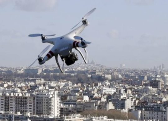 Drone survol Paris