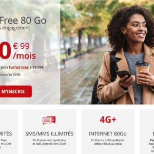 Free Mobile lance un forfait 80 Go à 10,99¬/mois