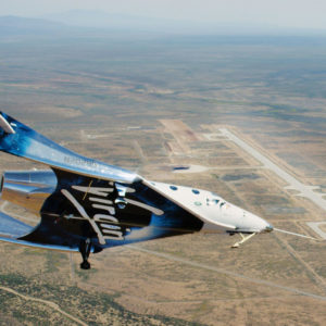 Le vaisseau Virgin Galactic a décollé pour la première fois de Spaceport America