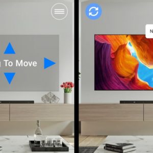 Sony sort une app en AR pour bien placer sa TV