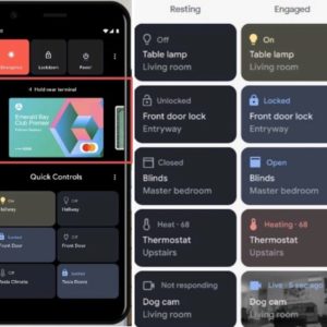 Android 11 : le nouveau menu se dévoile avec un contrôle de la maison connectée
