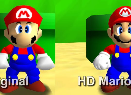 Mario 64 PC Ameliorations Graphismes