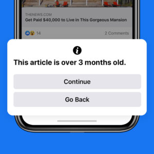 Facebook préviendra les utilisateurs partageant du « vieux » contenu