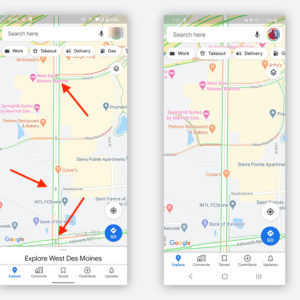 Google Maps : l'affichage des feux de circulation actuellement en test