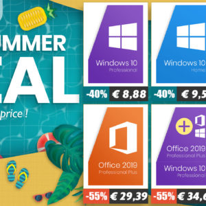[#Promo] Windows 10 Pro à 8,88¬, Office 2019 Pro à 29,39¬,&
