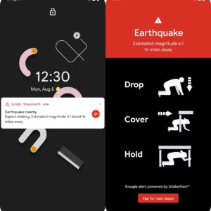 Google dévoile un système d'alerte de tremblements de terre pour smartphones