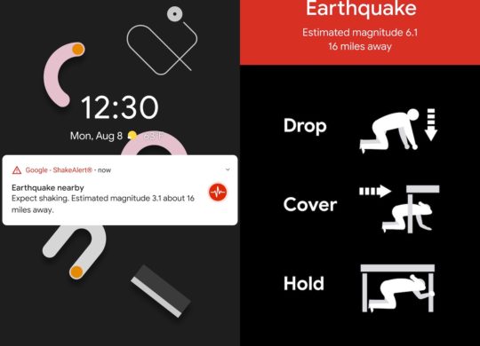 Android Alerte Tremblement de Terre