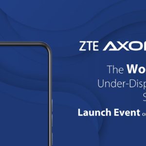 ZTE annonce « le premier smartphone au monde avec une caméra sous l'écran »