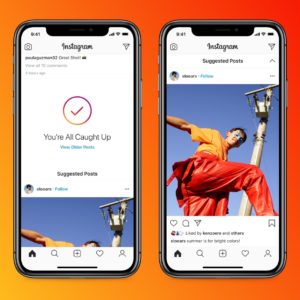 Instagram ajoute des publications suggérées pour avoir un flux sans fin