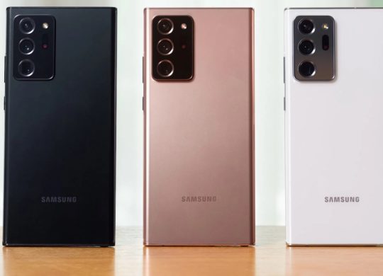 Samsung Galaxy Note 20 Ultra Arrière Coloris