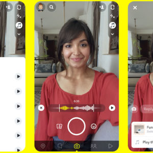 Snapchat s'inspire de TikTok pour ajouter de la musique aux vidéos