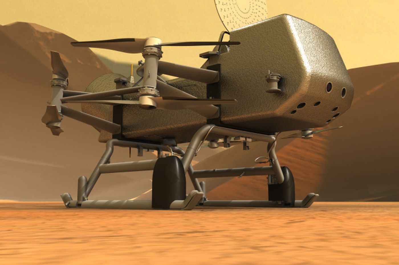 La NASA Repousse D'un An Le Lancement De La Mission "Dragonfly"(drone ...