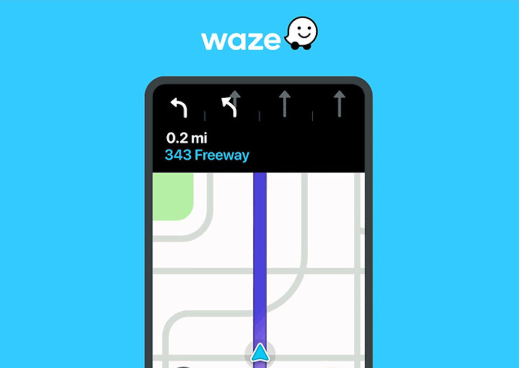 Waze Guidage Voies Circulation