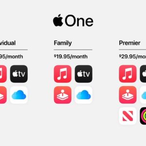 Apple détaille Apple One : ses différences services dans un abonnement unique