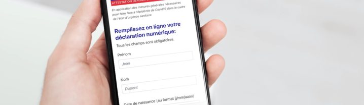 Attestation Couvre-Feu Smartphone