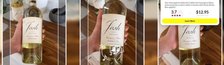 Snapchat Scan Etiquettes Vins