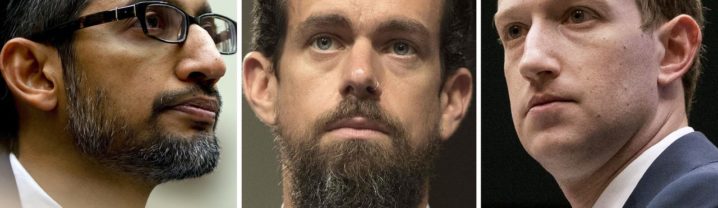 sundar pichai jack dorsey mark zuckerberg