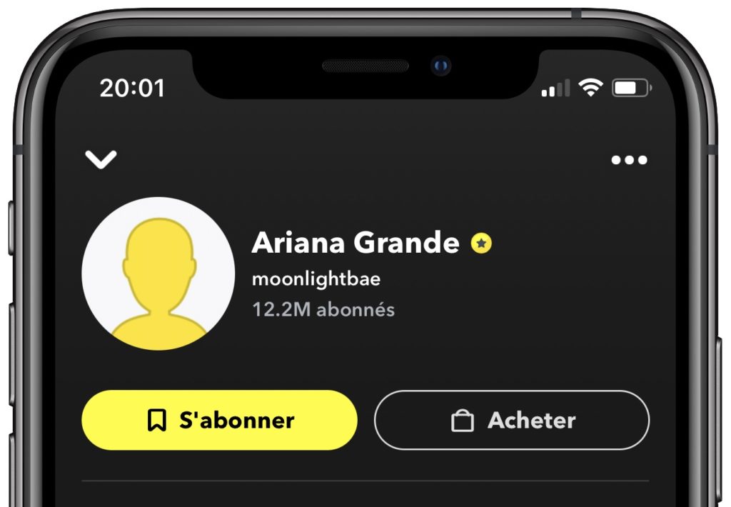 Snapchat Nombre Abonnes Profil