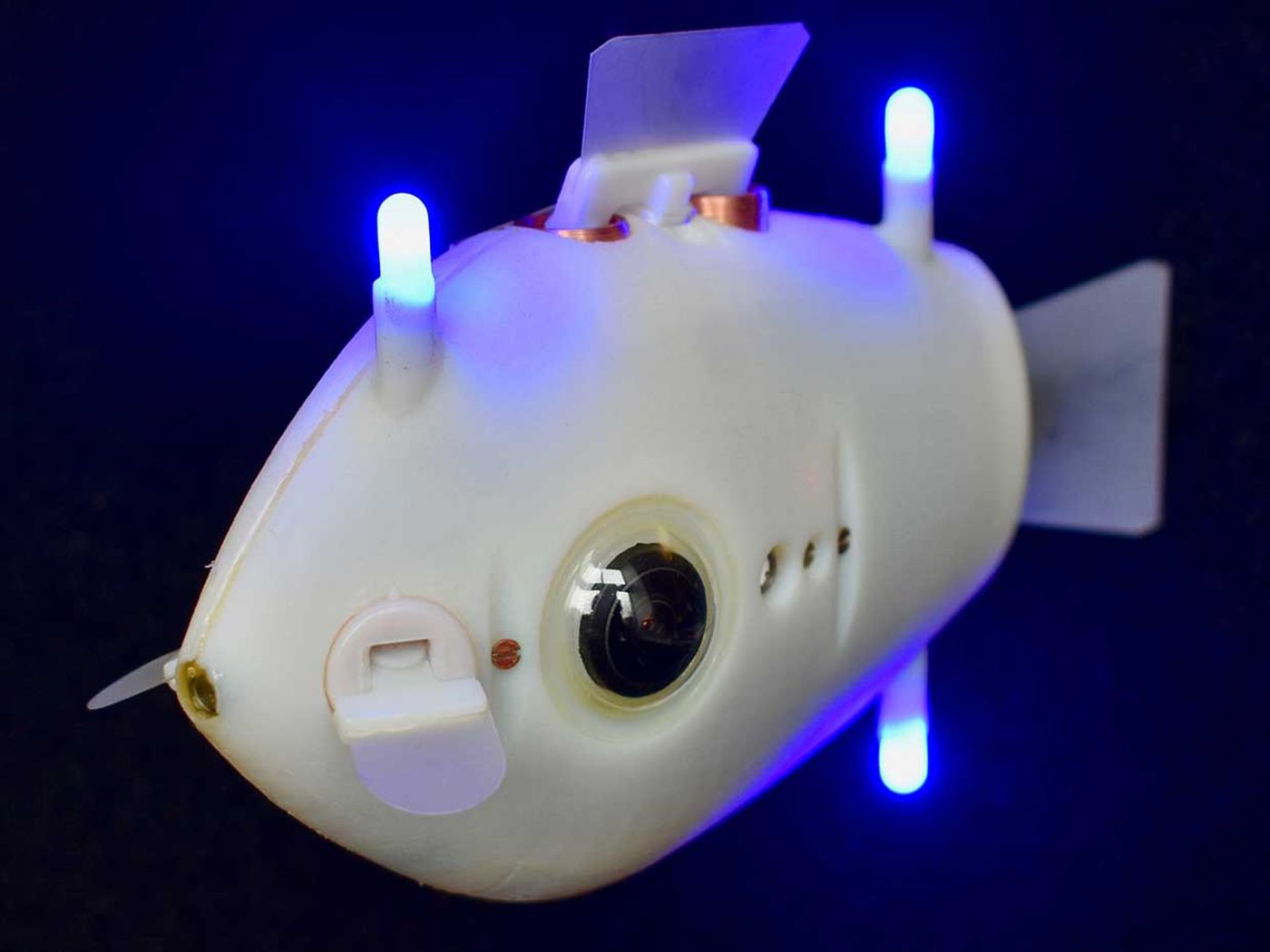 Bluebots des poissonsrobots capables de se regrouper en banc