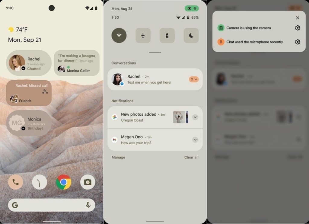 Android 12 se dévoile en images avec une nouvelle interface