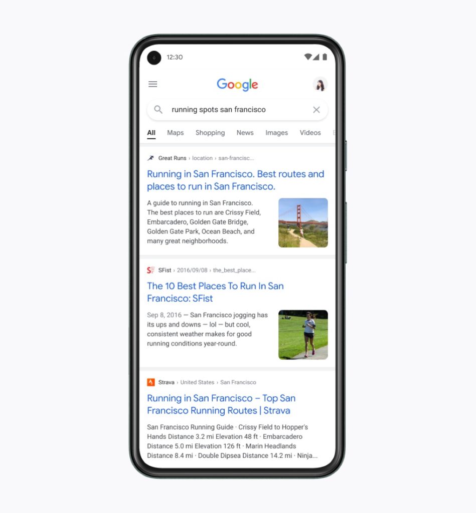 Nouvelle Interface Google Recherche Vue Mobile 2