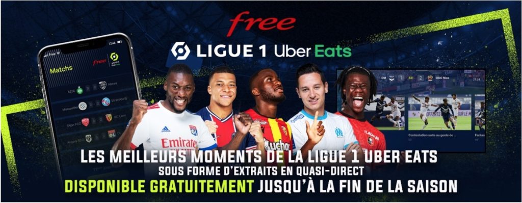 Free Ligue 1 Uber Eats Gratuit Fin Saison 2020-2021