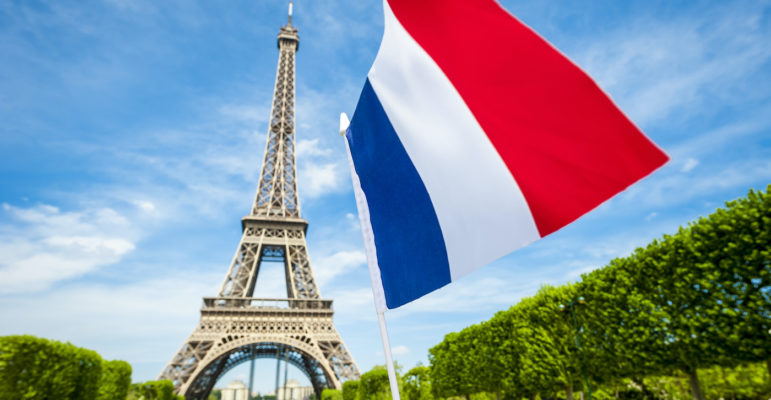 Drapeau France Tour Eiffel