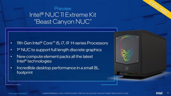 Intel NUC 11 Extreme