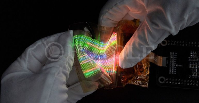 Royole micro LED flexible 1 Royole micro LED flexible 1