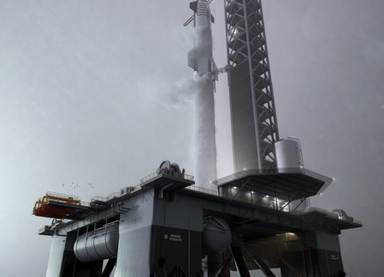 SpaceX spaceport offshore