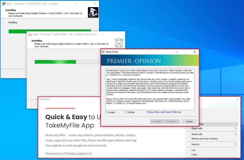 Faux Installateur Windows 11