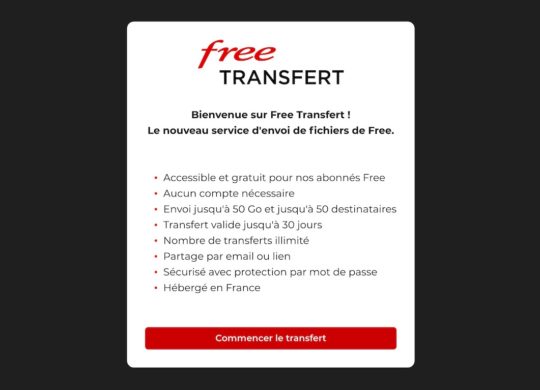 Free Transfert