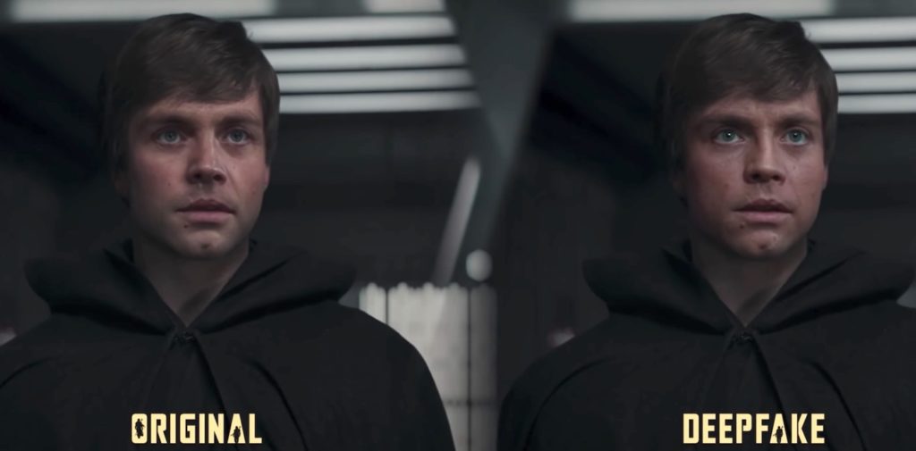 Luke Skywalker Deepfake The Mandalorian Shamook