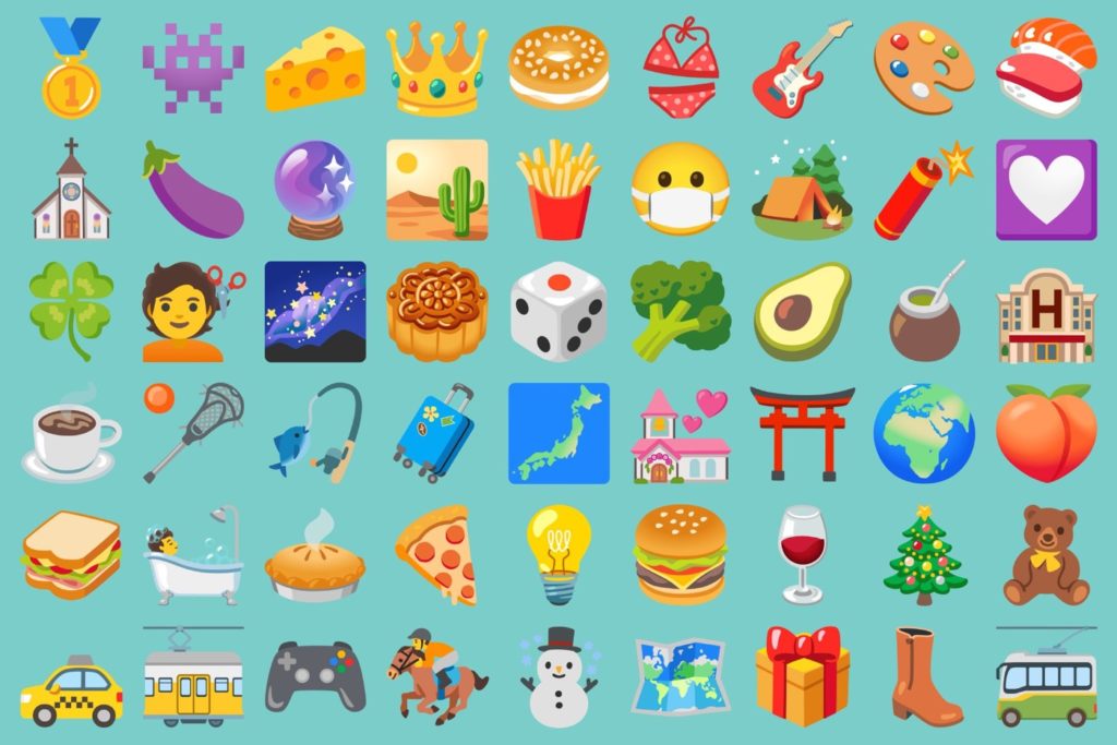 Nouveaux Emojis Android 12