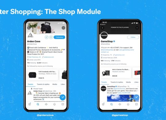 Twitter Module Shopping