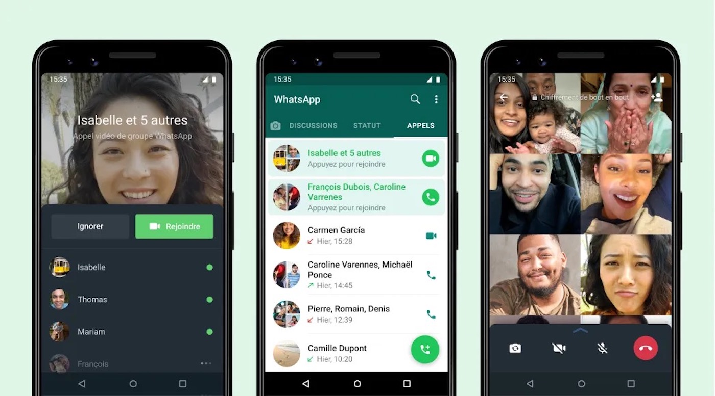 WhatsApp Rejoindre Appel Video Groupe Manque