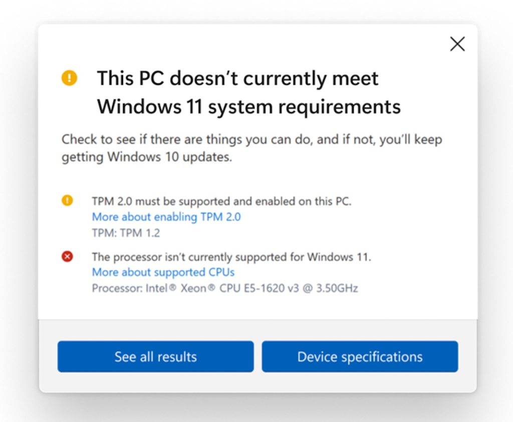 PC Software Verification Compatibility Windows 11