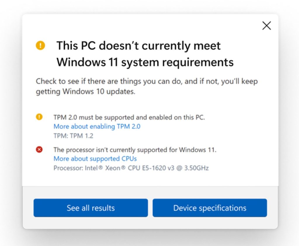 Compatibilidad de comprobación del software de PC con Windows 11