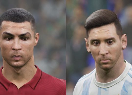 eFootball 2022 Cristiano Ronaldo et Messi